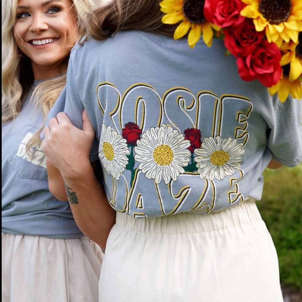RosieDaze logo tee